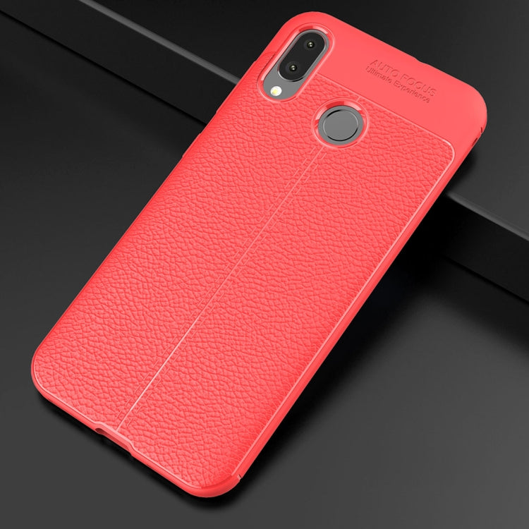 For Asus Zenfone Max (M1) ZB555KL Litchi Texture Soft TPU Protective Back Cover Case