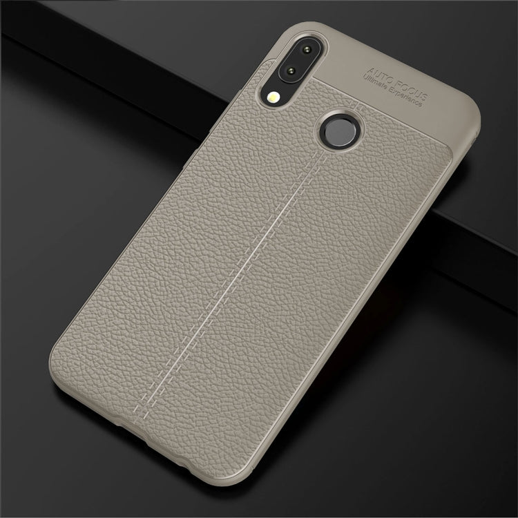 For Asus Zenfone 5z ZS620KL Litchi Texture Soft TPU Protective Back Cover Case