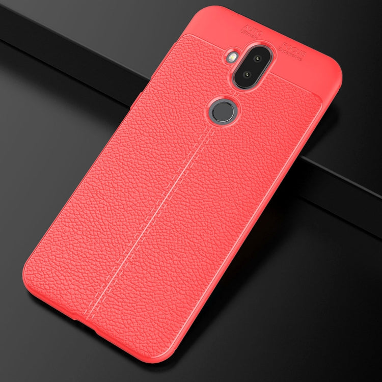 For Asus Zenfone 5 Lite ZC600KL Litchi Texture Soft TPU Protective Back Cover Case