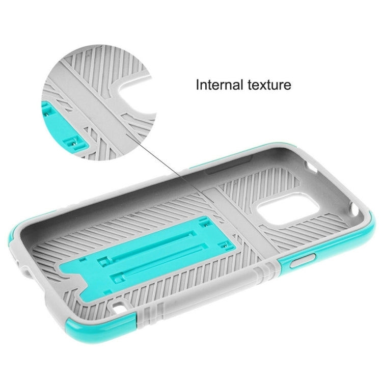 10 PCS HAWEEL for Galaxy S6 / G920 Dual Layer TPU Plastic Combo Case with Kickstand, No Retail Package