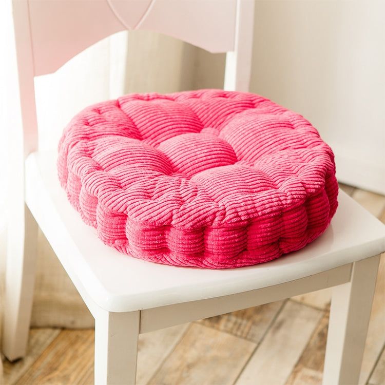 Thickened Round Computer Chair Cushion Floor Mat for Office Classroom Home, Size:48x48cm