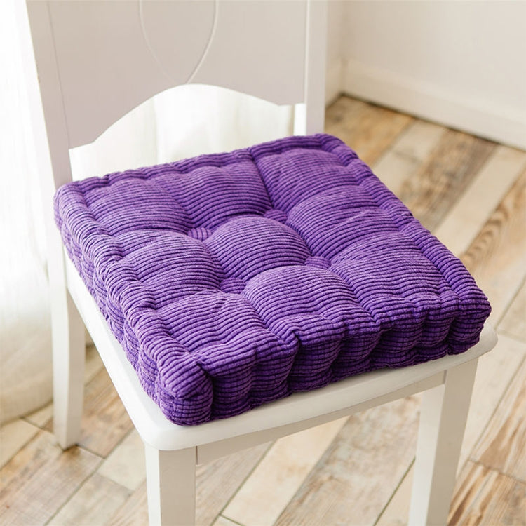 Thickened Square Computer Chair Cushion Floor Mat for Office Classroom Home, Size:48x48cm