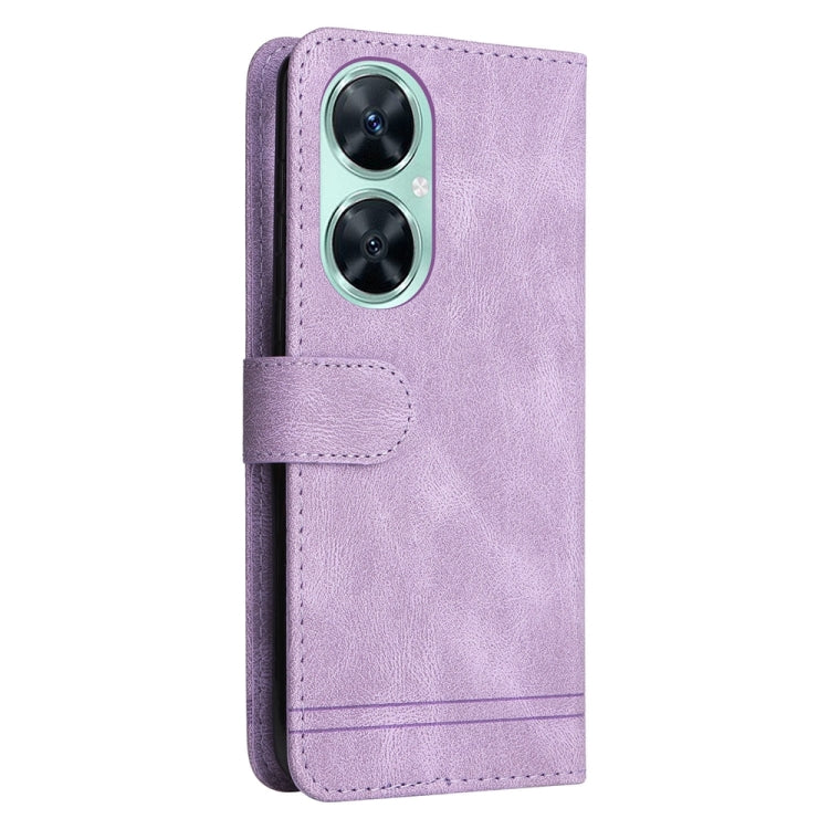 For Huawei nova 11i / Maimang 20 5G / Enjoy 60 Pro Skin Feel Life Tree Metal Button Leather Phone Case