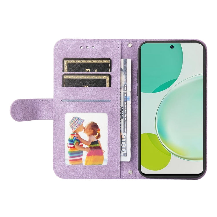 For Huawei nova 11i / Maimang 20 5G / Enjoy 60 Pro Skin Feel Life Tree Metal Button Leather Phone Case