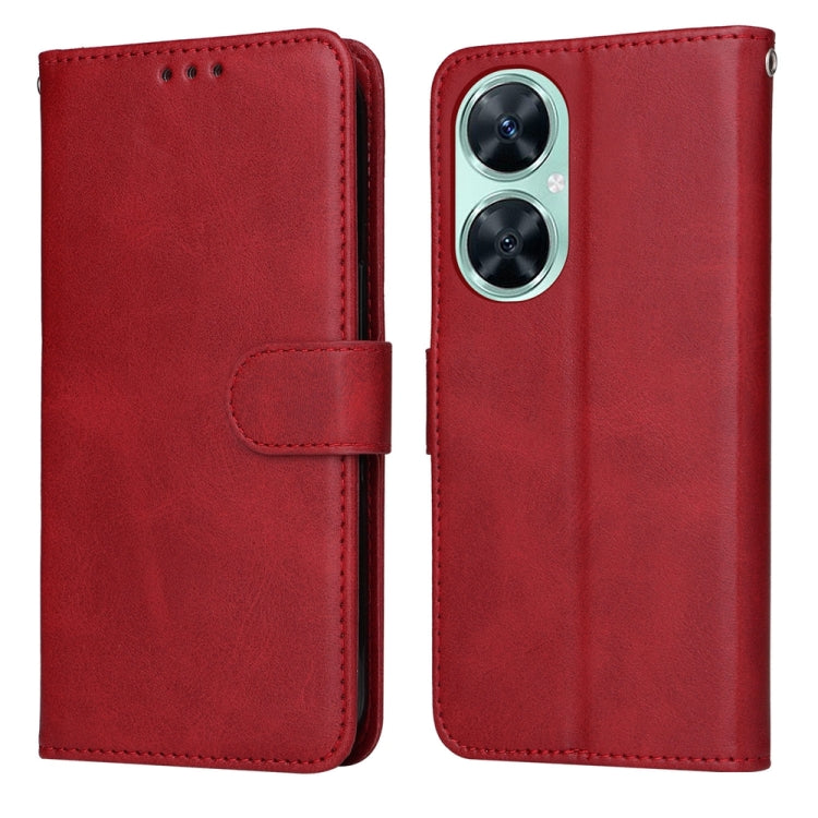 For Huawei nova 11i / Maimang 20 5G / Enjoy 60 Pro Classic Calf Texture Flip Leather Phone Case