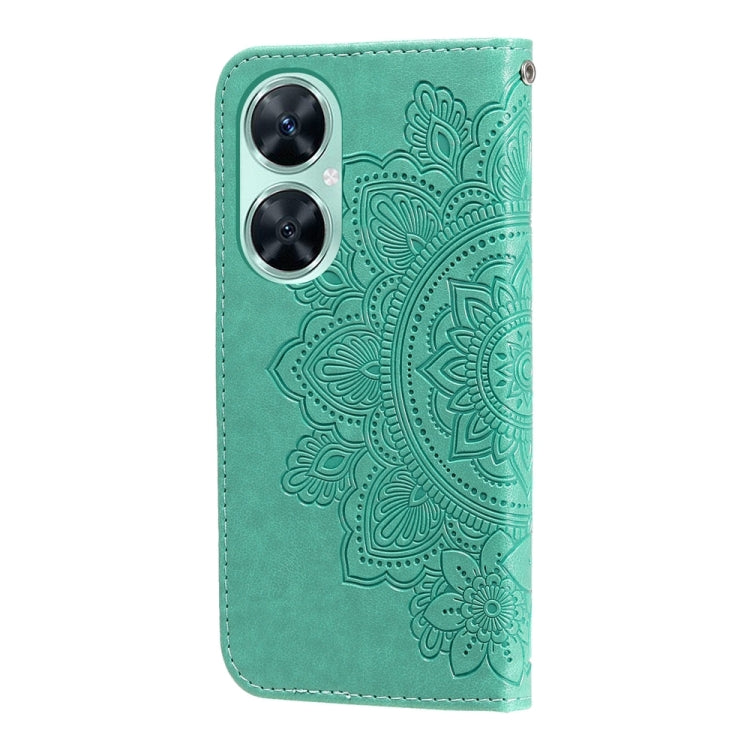 For Huawei nova 11i / Maimang 20 5G / Enjoy 60 Pro 7-petal Flowers Embossing Leather Phone Case