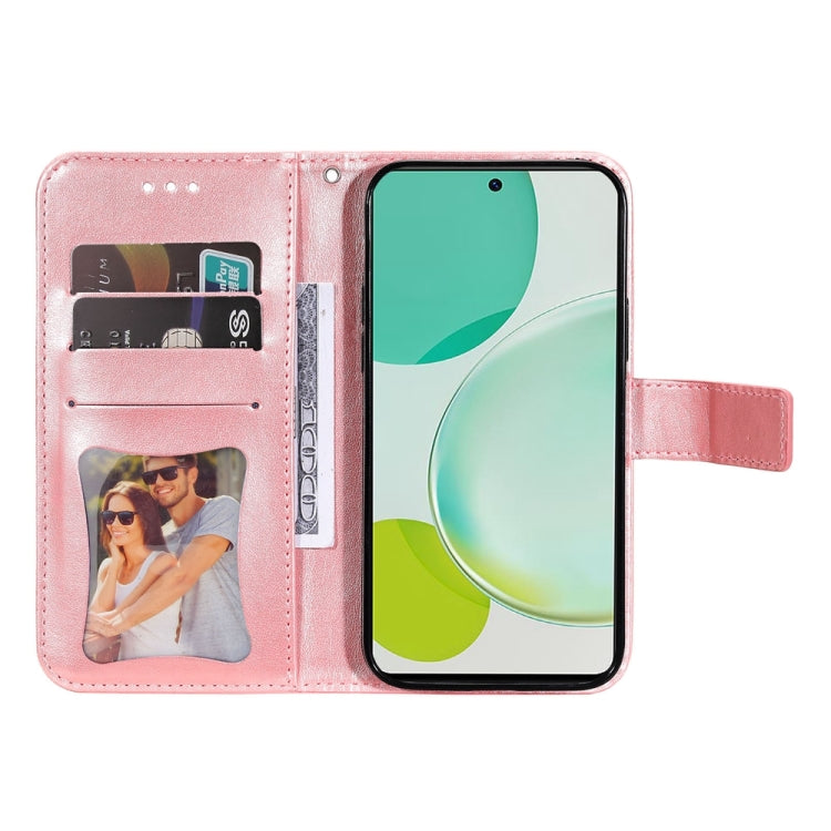 For Huawei nova 11i / Maimang 20 5G / Enjoy 60 Pro 7-petal Flowers Embossing Leather Phone Case