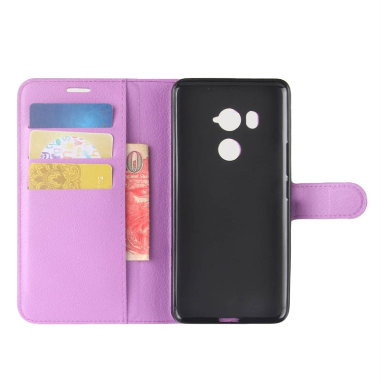 For HTC U11 EYEs Litchi Texture Horizontal Flip Leather Case with Wallet & Holder & Card Slots