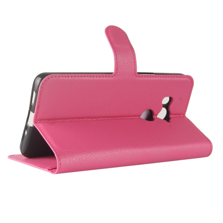 For HTC U11 EYEs Litchi Texture Horizontal Flip Leather Case with Wallet & Holder & Card Slots