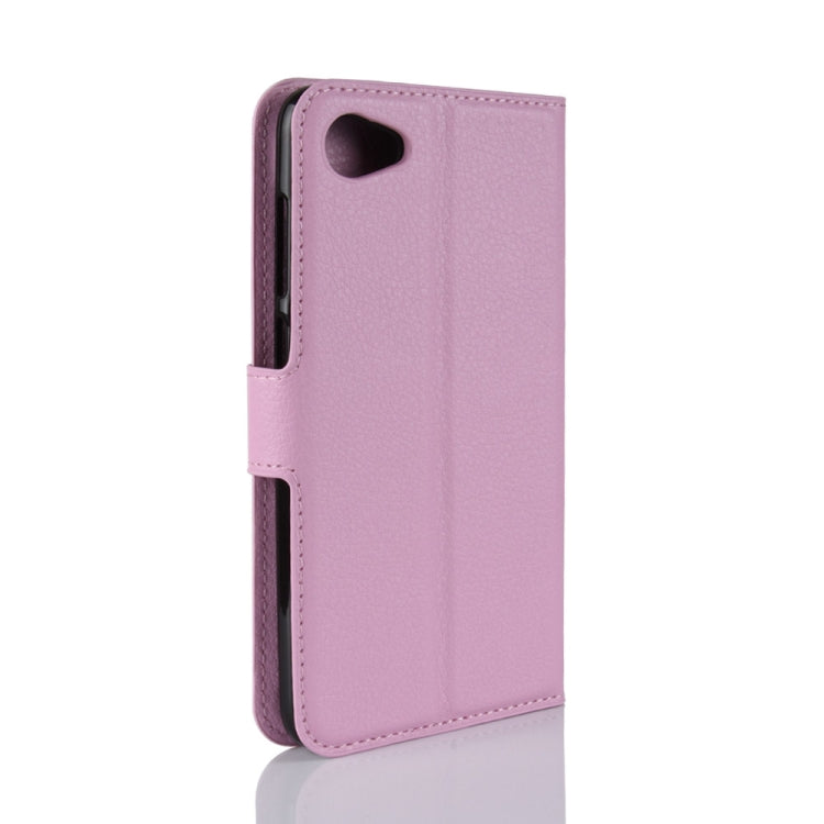 For HTC Desire 12 Litchi Texture Horizontal Flip Leather Case with Wallet & Holder & Card Slots