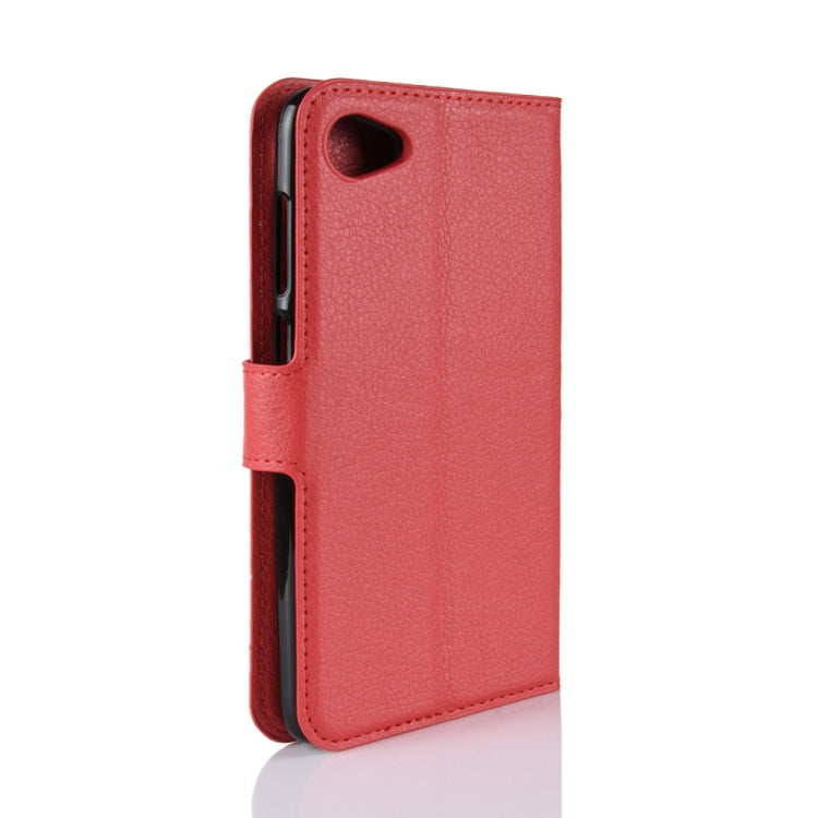 For HTC Desire 12 Litchi Texture Horizontal Flip Leather Case with Wallet & Holder & Card Slots