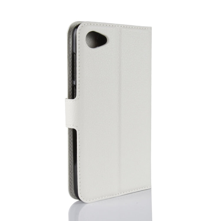 For HTC Desire 12 Litchi Texture Horizontal Flip Leather Case with Wallet & Holder & Card Slots