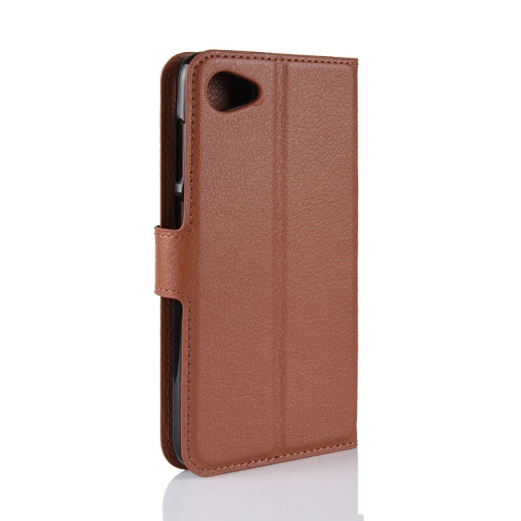 For HTC Desire 12 Litchi Texture Horizontal Flip Leather Case with Wallet & Holder & Card Slots