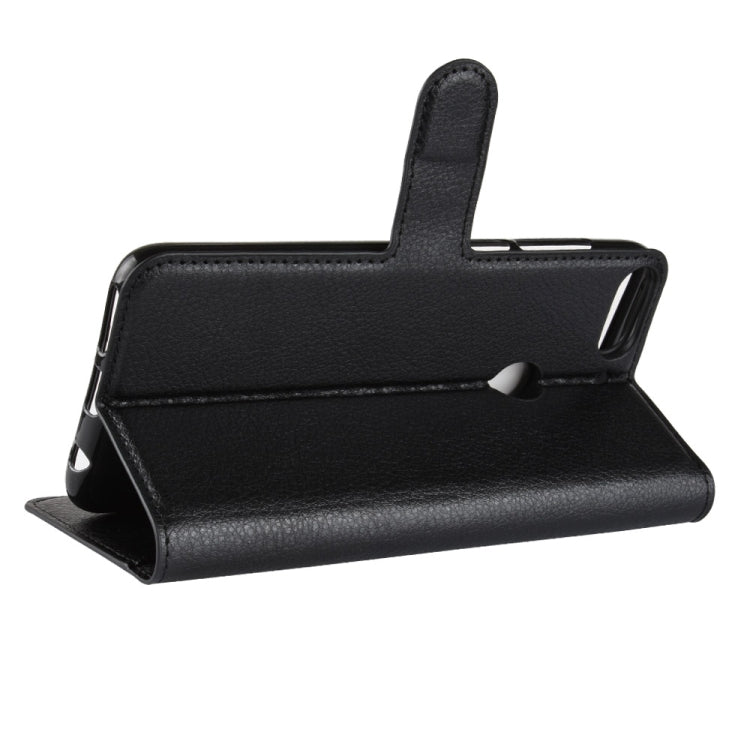 For HTC Desire 12+ Litchi Texture Horizontal Flip Leather Case with Wallet & Holder & Card Slots