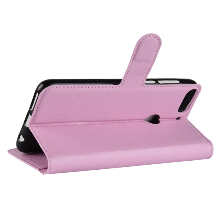 For HTC Desire 12+ Litchi Texture Horizontal Flip Leather Case with Wallet & Holder & Card Slots