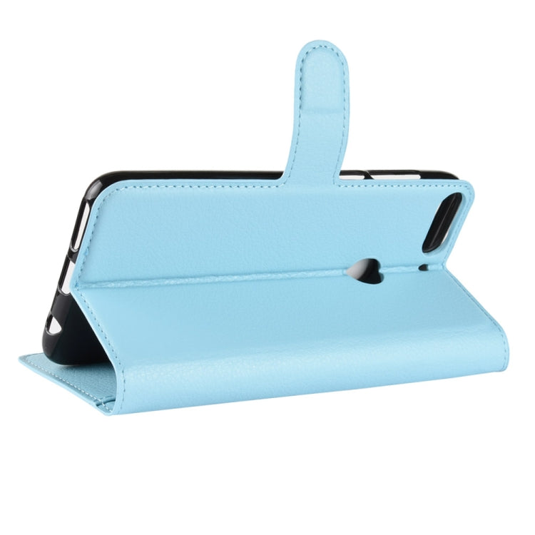 For HTC Desire 12+ Litchi Texture Horizontal Flip Leather Case with Wallet & Holder & Card Slots