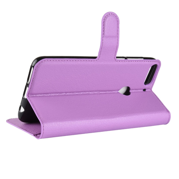 For HTC Desire 12+ Litchi Texture Horizontal Flip Leather Case with Wallet & Holder & Card Slots