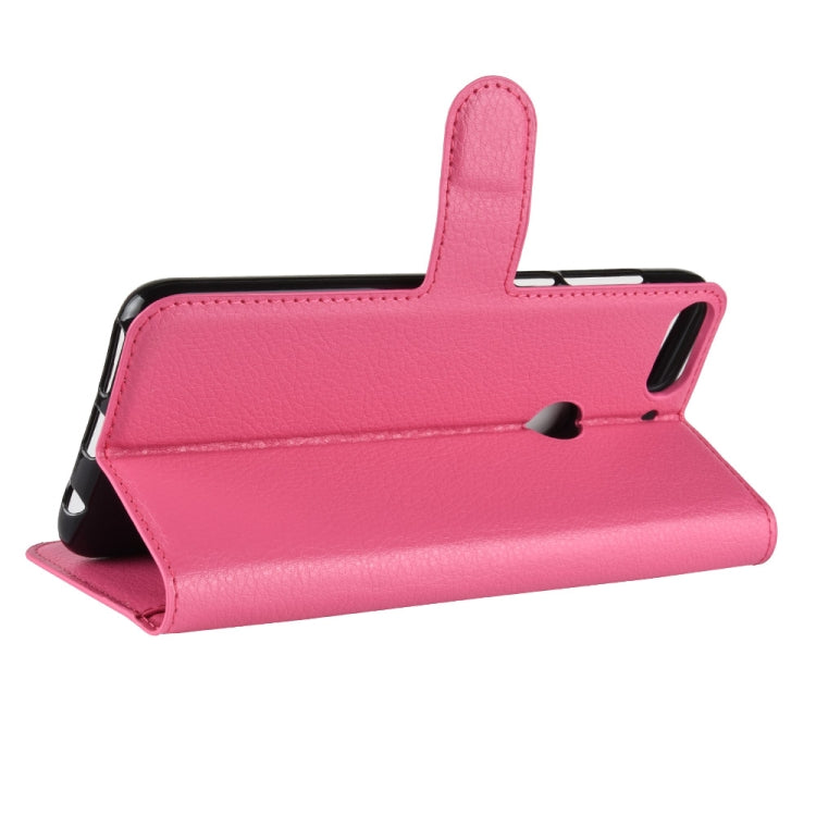 For HTC Desire 12+ Litchi Texture Horizontal Flip Leather Case with Wallet & Holder & Card Slots