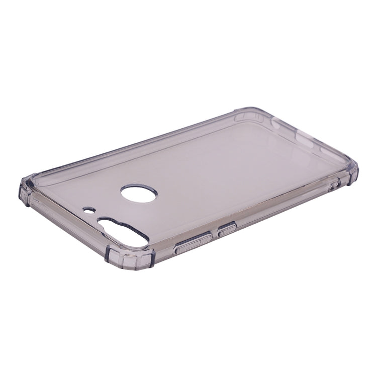 Simple Style TPU Hockproof Protective Cover Case for HTC Desire 12+ (Grey)