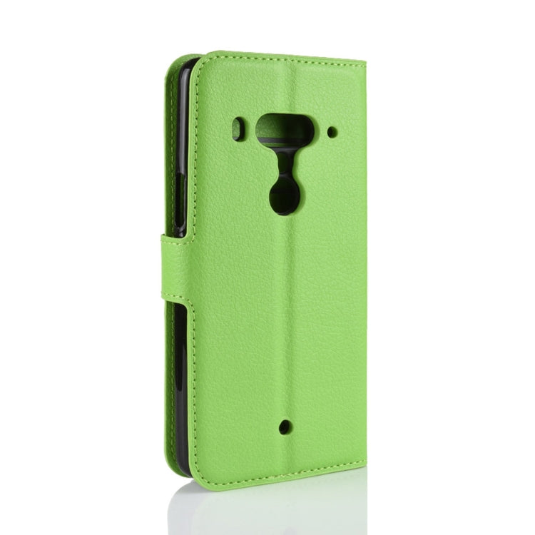 Litchi Texture Horizontal Flip Leather Case for HTC U12+, with Wallet & Holder & Card Slots