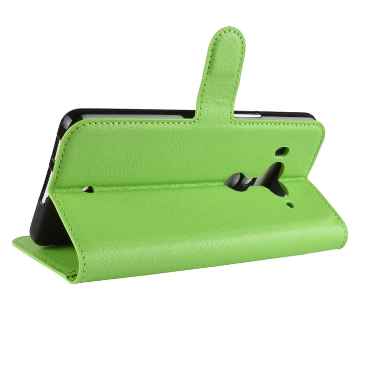 Litchi Texture Horizontal Flip Leather Case for HTC U12+, with Wallet & Holder & Card Slots