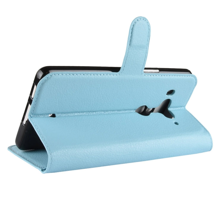 Litchi Texture Horizontal Flip Leather Case for HTC U12+, with Wallet & Holder & Card Slots