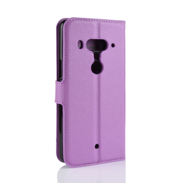 Litchi Texture Horizontal Flip Leather Case for HTC U12+, with Wallet & Holder & Card Slots
