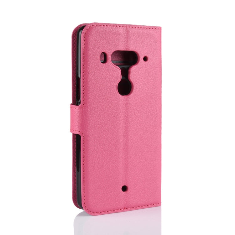Litchi Texture Horizontal Flip Leather Case for HTC U12+, with Wallet & Holder & Card Slots