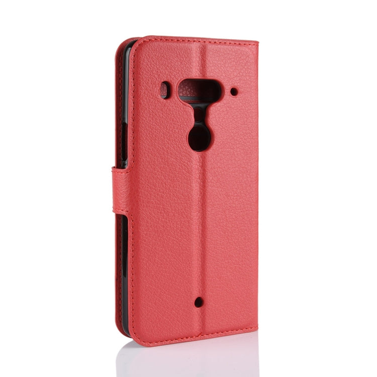 Litchi Texture Horizontal Flip Leather Case for HTC U12+, with Wallet & Holder & Card Slots