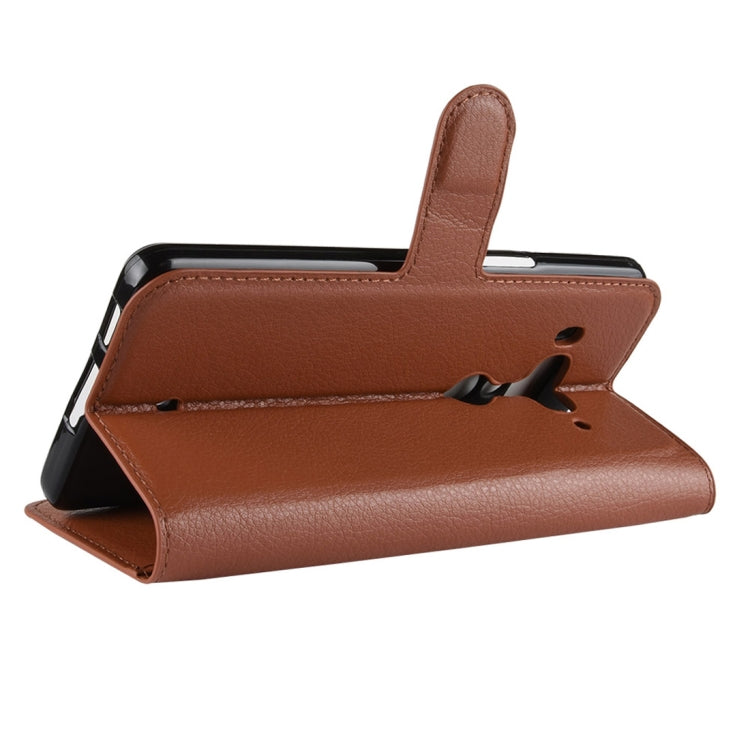 Litchi Texture Horizontal Flip Leather Case for HTC U12+, with Wallet & Holder & Card Slots