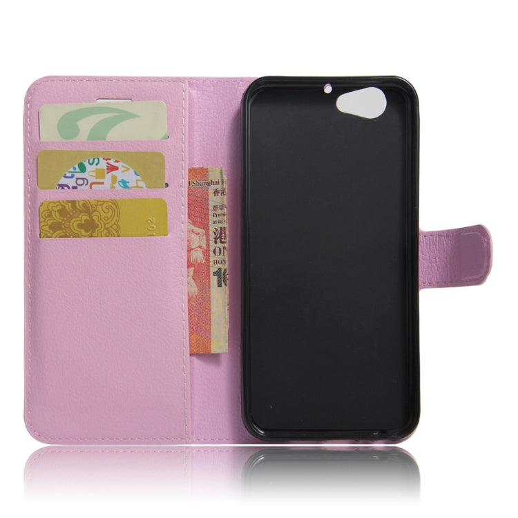 Litchi Texture Horizontal Flip Leather Case for HTC One A9s, with Wallet & Holder & Card Slots