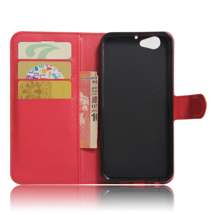 Litchi Texture Horizontal Flip Leather Case for HTC One A9s, with Wallet & Holder & Card Slots