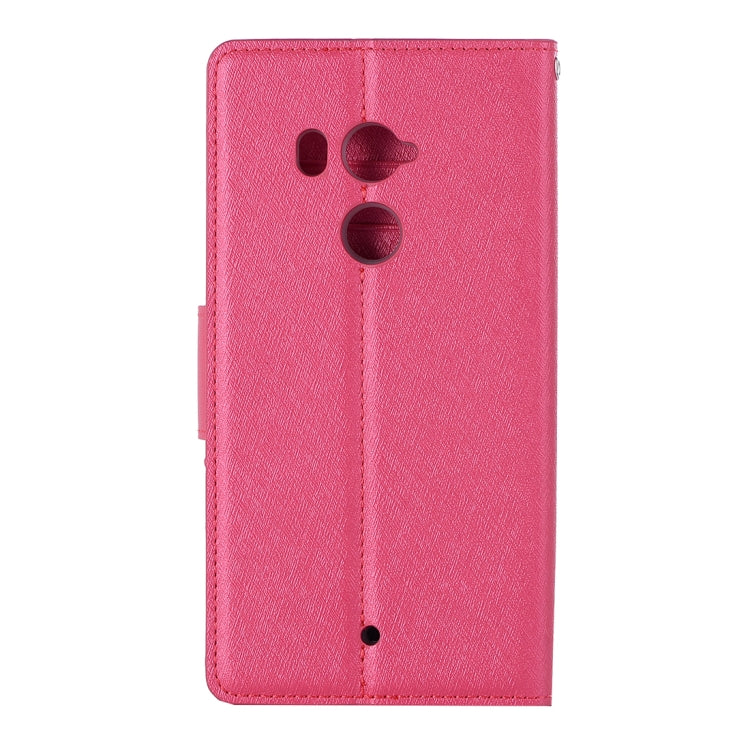 For HTC U11 Plus Silk Texture Horizontal Flip Leather Case with Holder & Card Slots & Wallet & Photo Frame