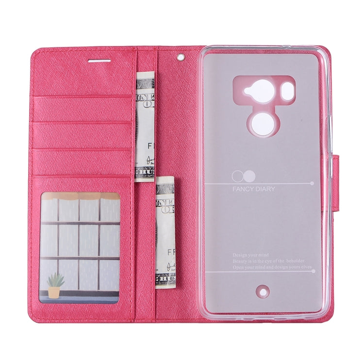 For HTC U11 Plus Silk Texture Horizontal Flip Leather Case with Holder & Card Slots & Wallet & Photo Frame