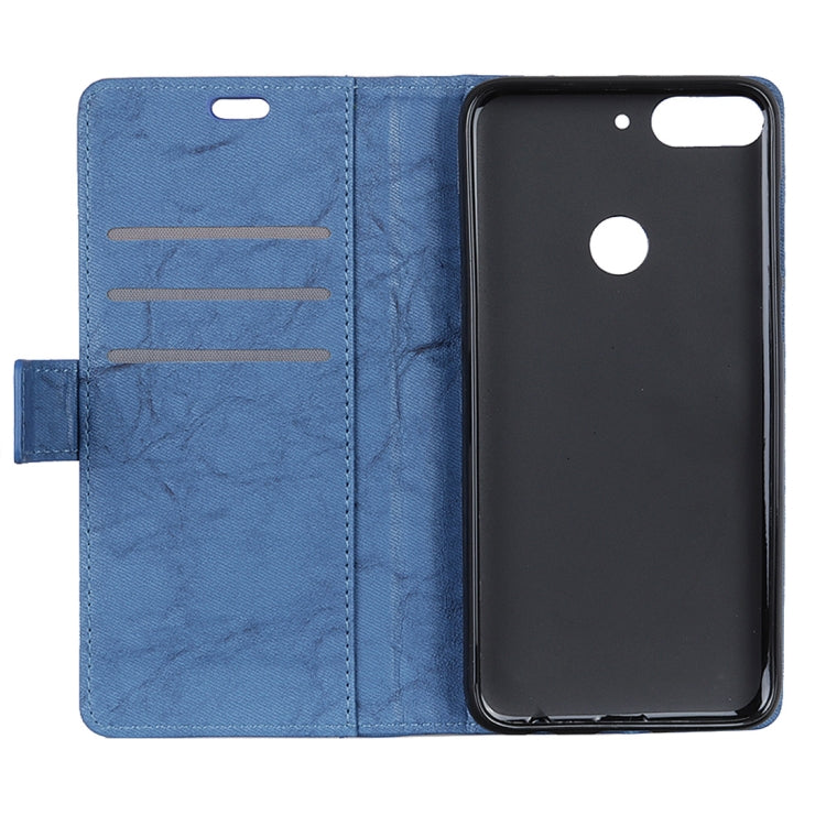 Copper Buckle Retro Crazy Horse Texture Horizontal Flip Leather Case for HTC Desire 12+, with Holder & Card Slots & Wallet