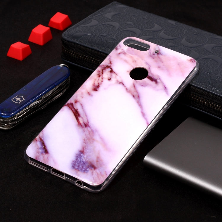 Marble Pattern Soft TPU Case For HTC Desire 12 Plus