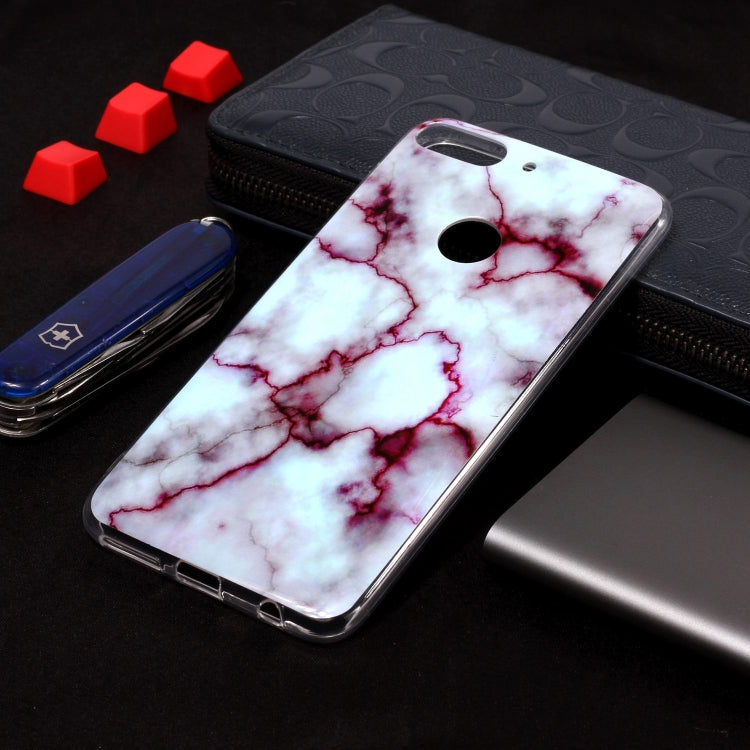 Marble Pattern Soft TPU Case For HTC Desire 12 Plus
