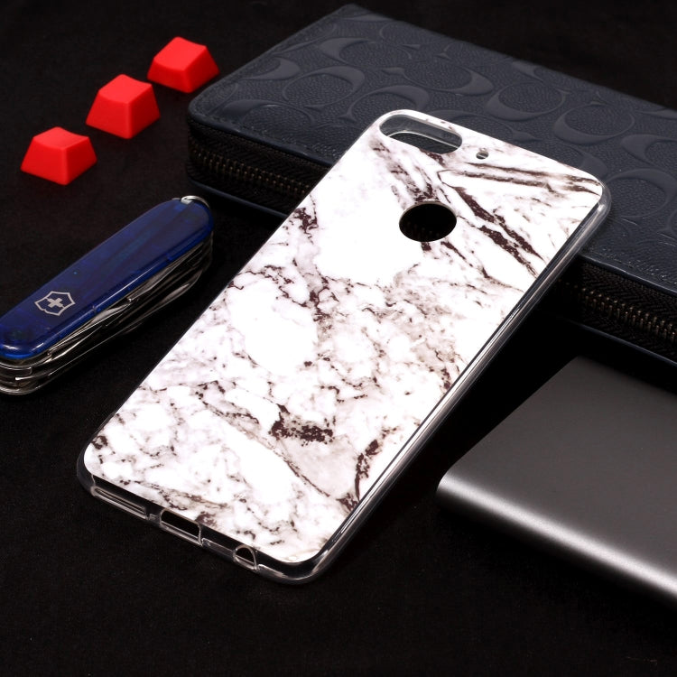 Marble Pattern Soft TPU Case For HTC Desire 12 Plus