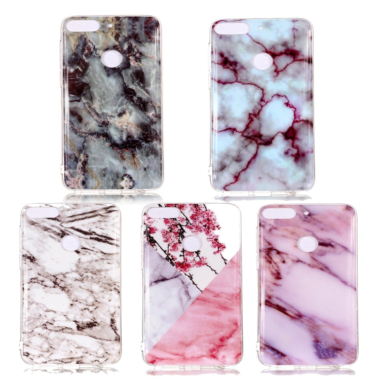 Marble Pattern Soft TPU Case For HTC Desire 12 Plus
