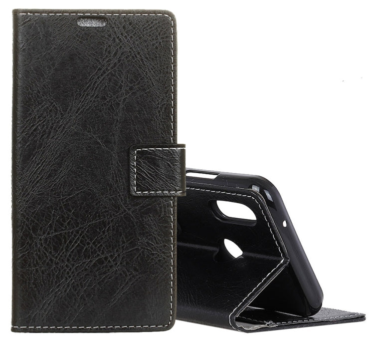 Retro Crazy Horse Texture Horizontal Flip Leather Case for HTC U12 Life, with Holder & Card Slots & Wallet & Photo Frame