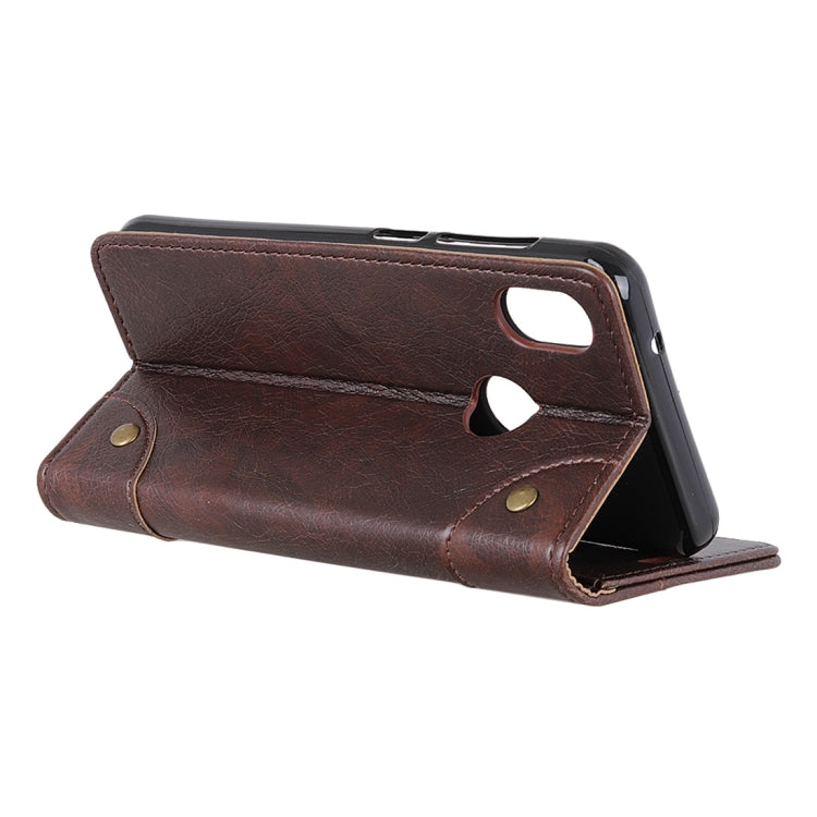 Copper Buckle Nappa Texture Horizontal Flip Leather Case for HTC U12 Life, with Holder & Card Slots & Wallet