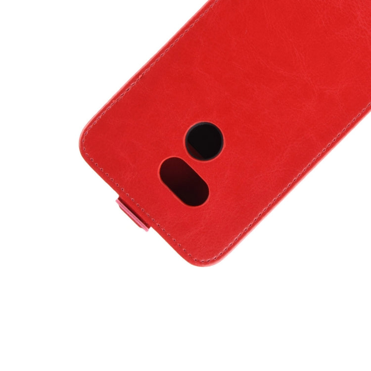 R64 Texture Vertical Flip Leather Case for HTC Desire 12S, with Card Slots & Photo Frame