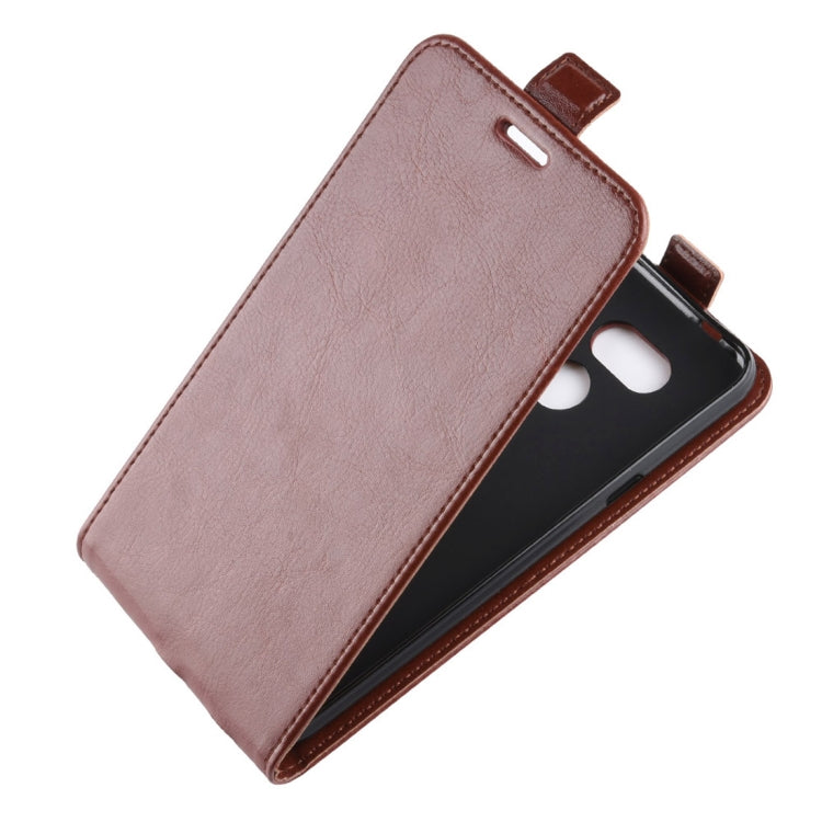 R64 Texture Vertical Flip Leather Case for HTC Desire 12S, with Card Slots & Photo Frame
