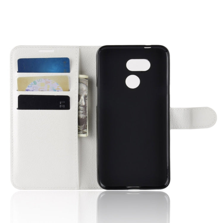 Litchi Texture Horizontal Flip Leather Case for HTC Desire 12S, with Wallet & Holder & Card Slots