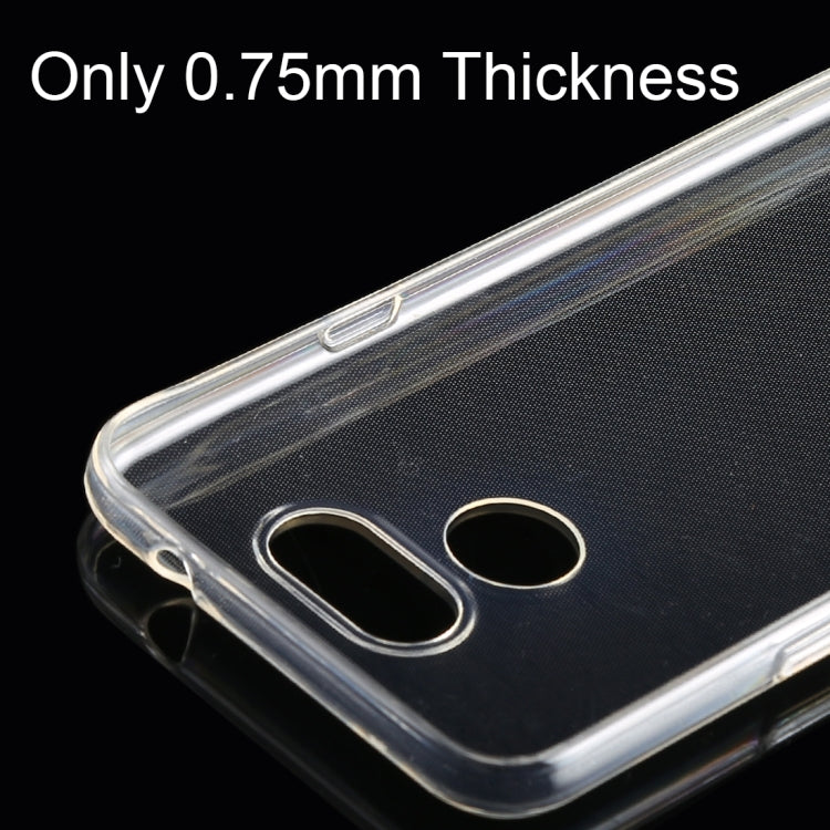 50 PCS 0.75mm Ultrathin Transparent TPU Soft Protective Case for HTC Desire 12S