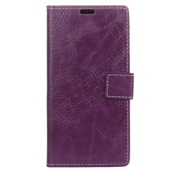 Retro Crazy Horse Texture Horizontal Flip Leather Case for HTC U12+, with Holder & Card Slots & Photo Frame