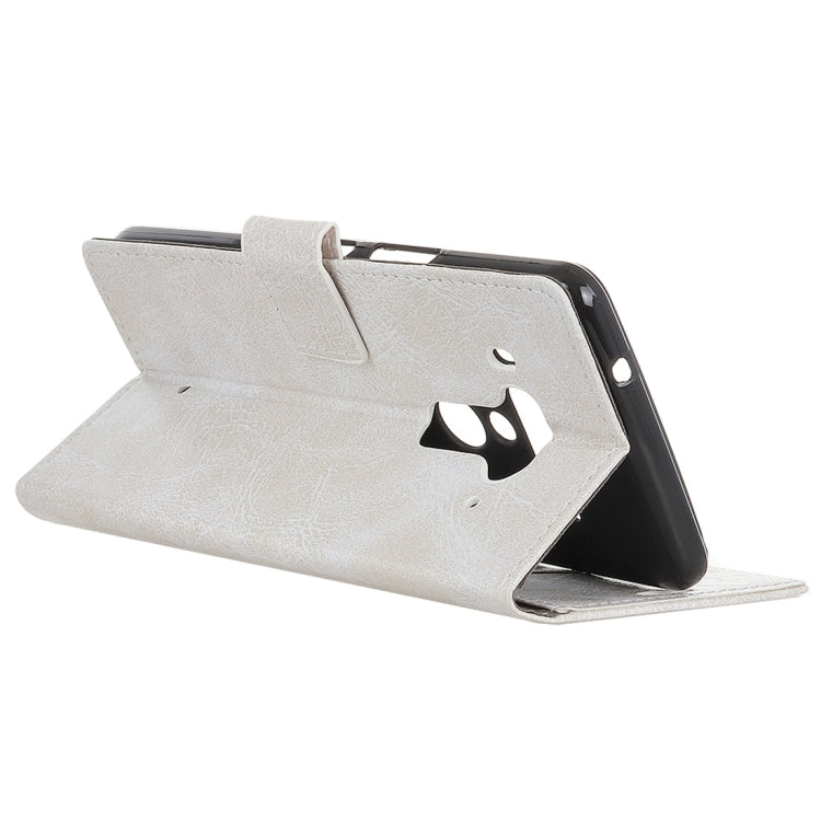 Retro Crazy Horse Texture Horizontal Flip Leather Case for HTC U12+, with Holder & Card Slots & Photo Frame