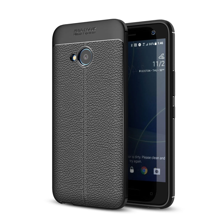 For HTC U11 Life Litchi Texture Soft TPU Protective Back Cover Case