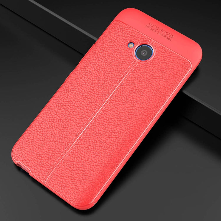 For HTC U11 Life Litchi Texture Soft TPU Protective Back Cover Case