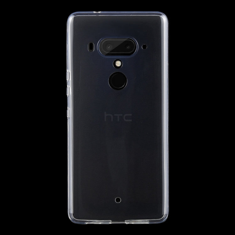 Shockproof TPU Protective Back Case for HTC U12+(Transparent)